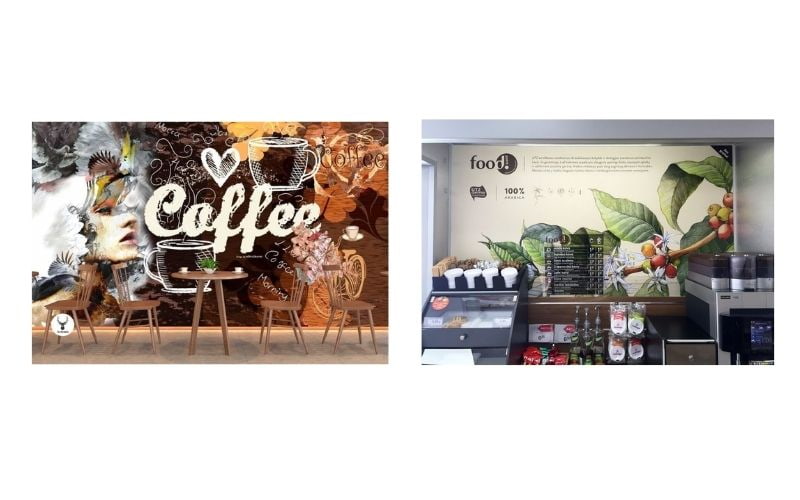  Trang trí tường quán cà phê với nghệ thuật vẽ tường độc đáo